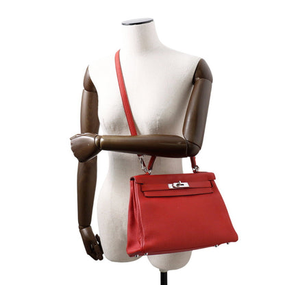 Hermès Red Leather Kelly 28