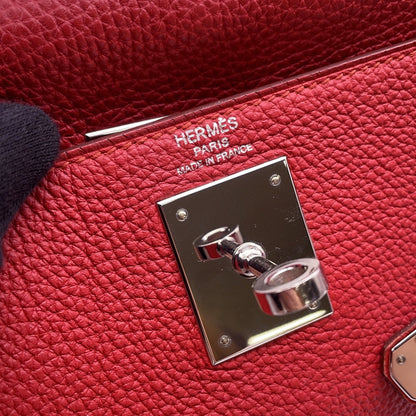 Hermès Red Leather Kelly 28