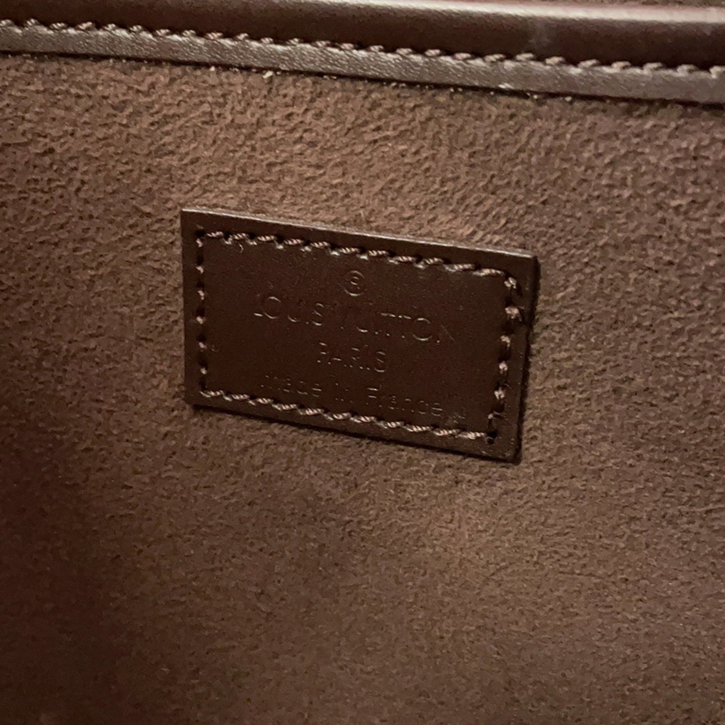 Louis Vuitton Brown Leather Noctambule