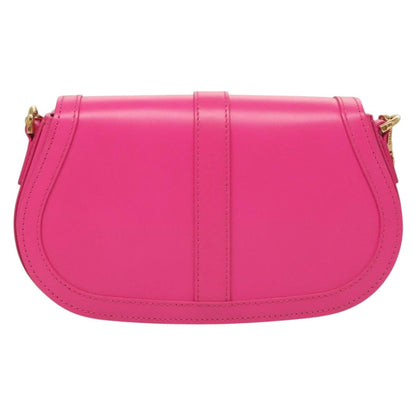 Versace Pink Leather Greca Goddess