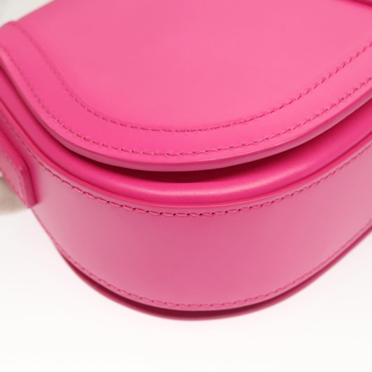 Versace Pink Leather Greca Goddess