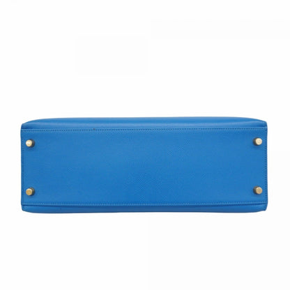 Hermès Blue Leather Kelly 32