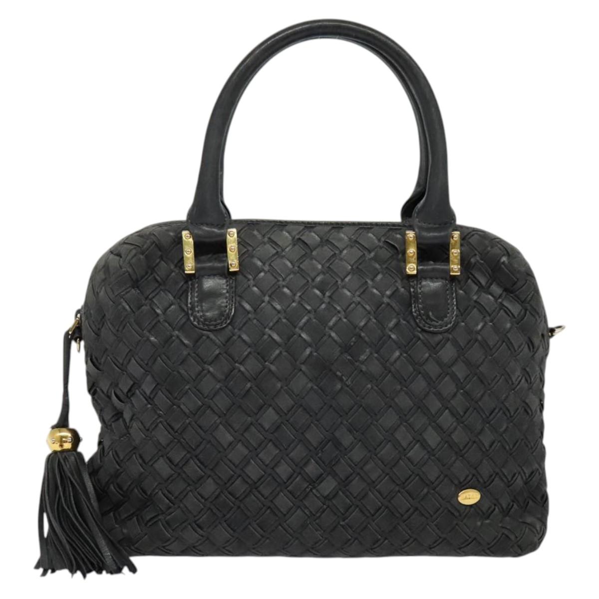 Bally Black Leather --