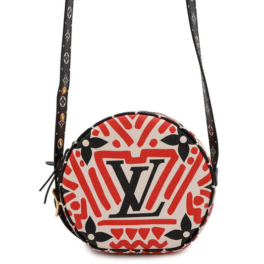 Louis Vuitton Red Canvas Boîte Chapeau Souple