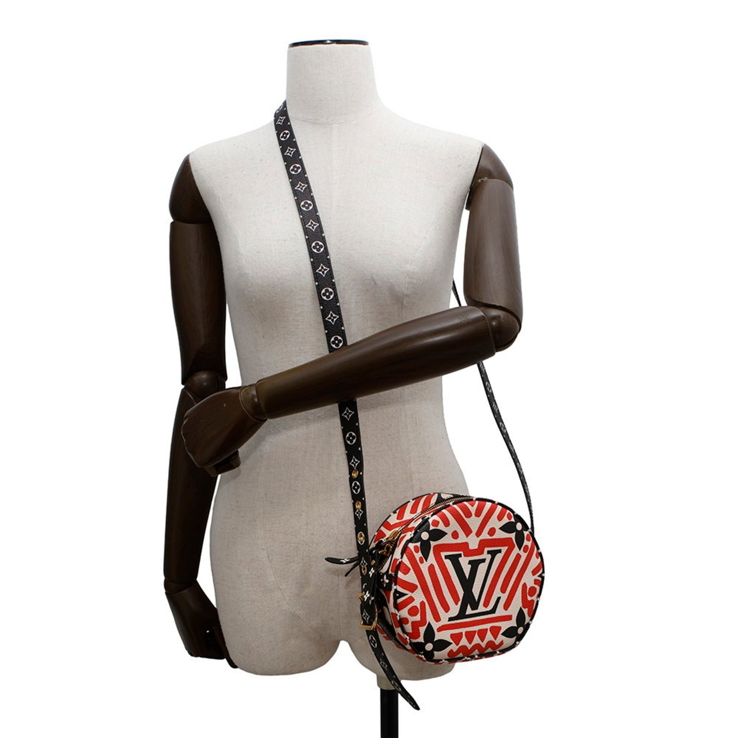 Louis Vuitton Red Canvas Boîte Chapeau Souple