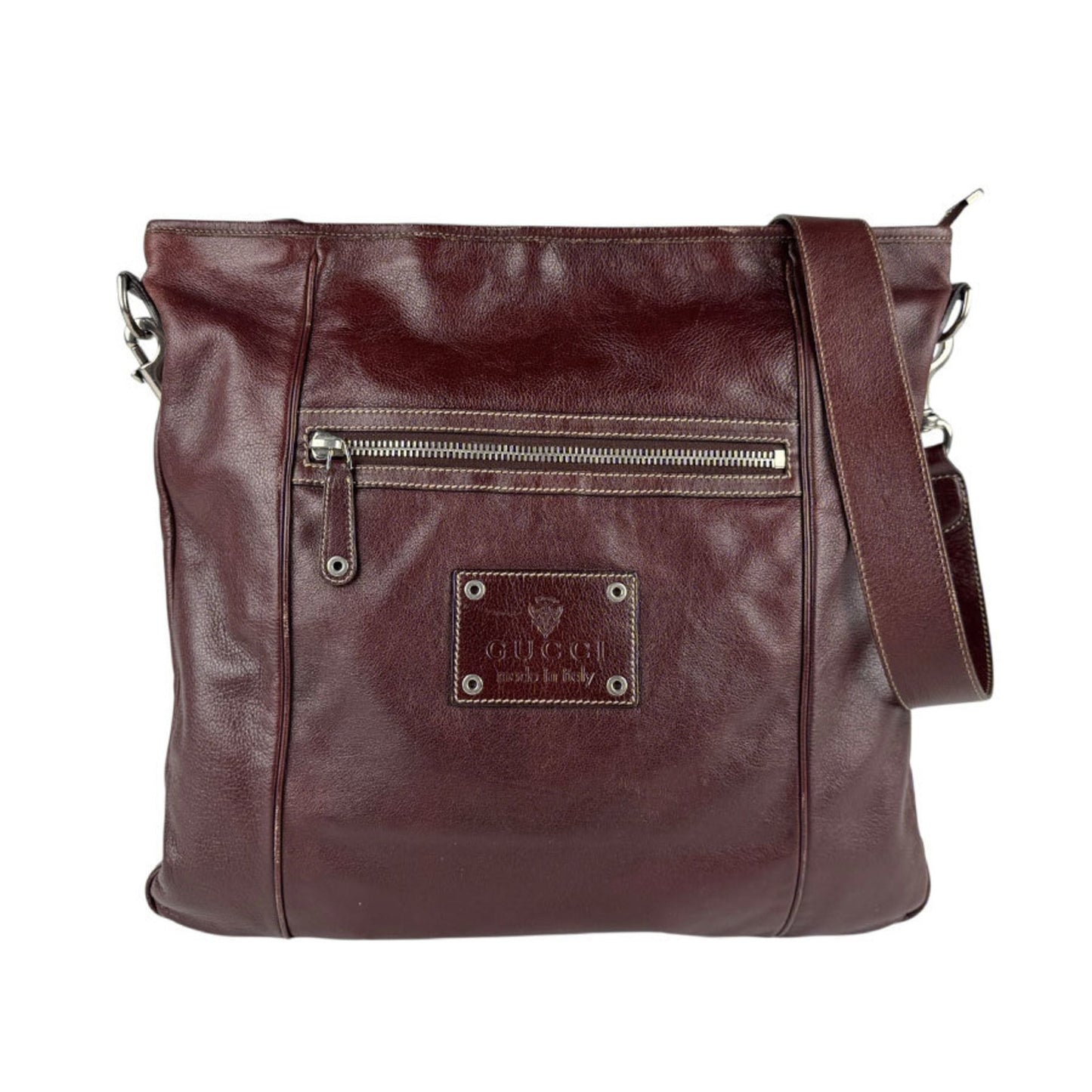Gucci Brown Leather Shoulder