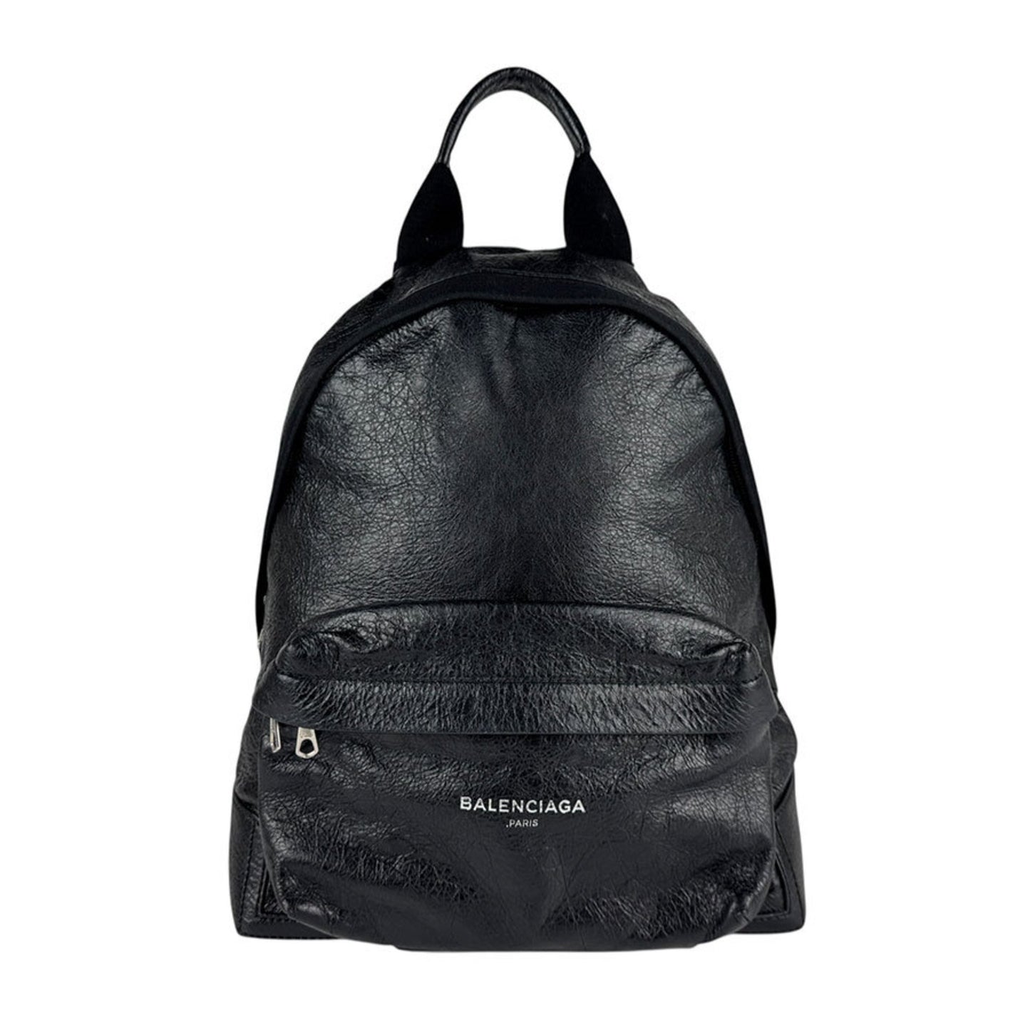 Balenciaga Black Leather Explorer