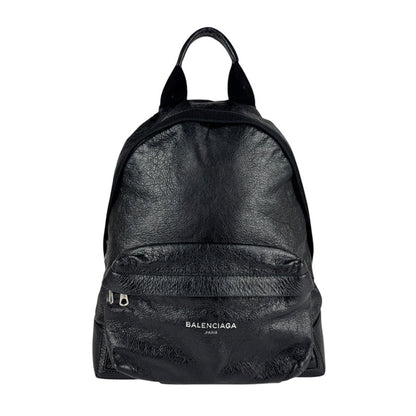 Balenciaga Black Leather Explorer