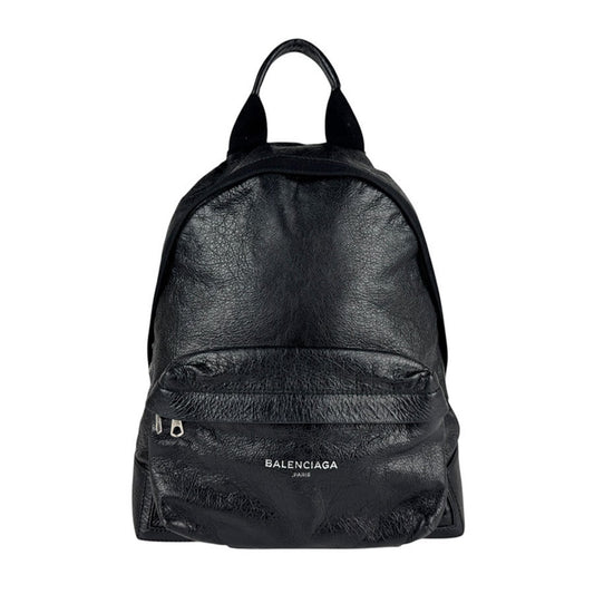 Balenciaga Black Leather Explorer