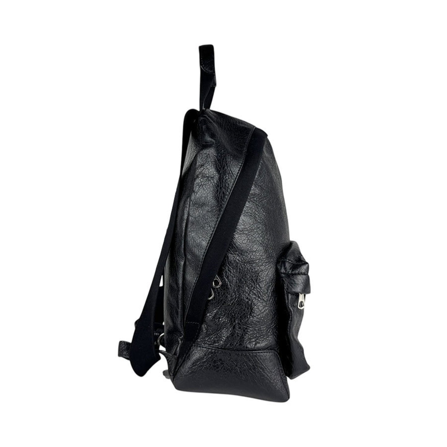 Balenciaga Black Leather Explorer