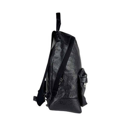 Balenciaga Black Leather Explorer