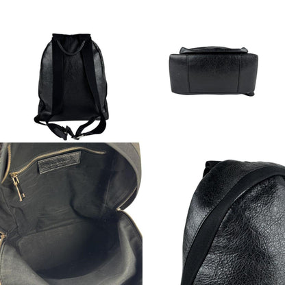 Balenciaga Black Leather Explorer