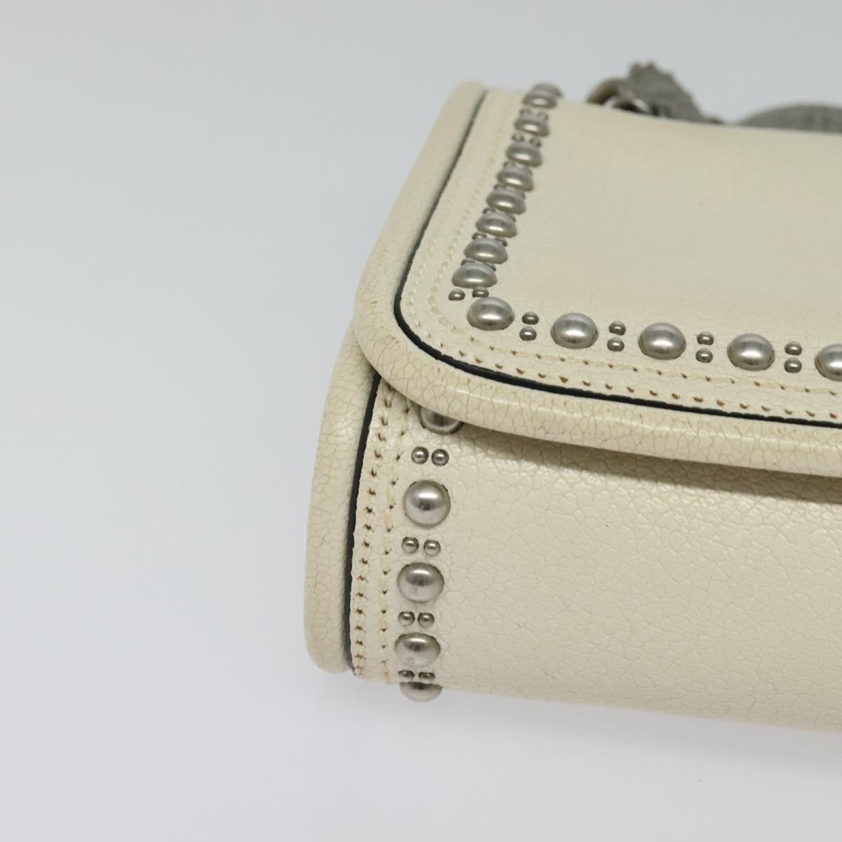 Miu Miu White Leather --