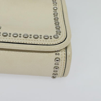 Miu Miu White Leather --