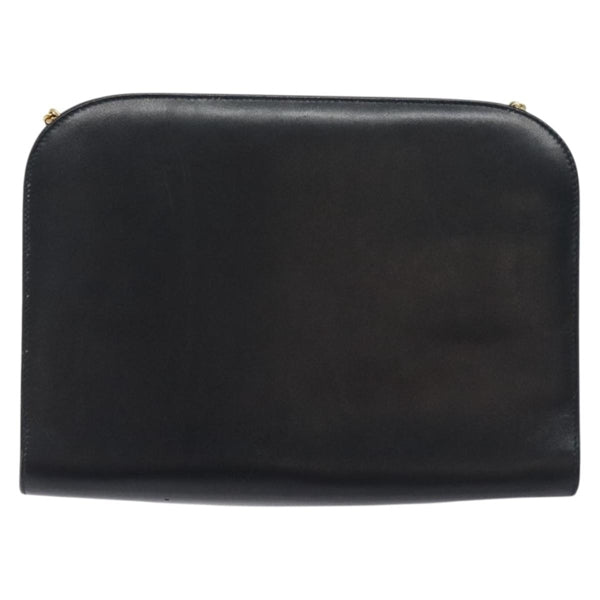 Fendi Blue Leather Peekaboo Mini Pocket