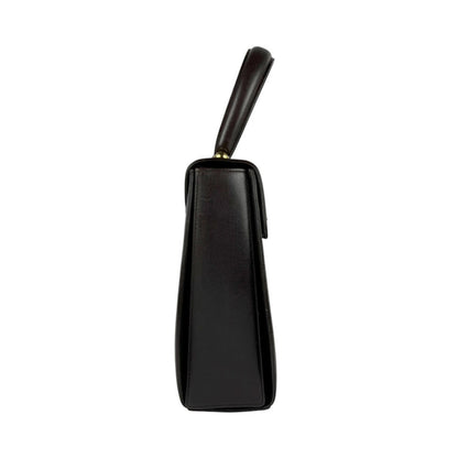 Salvatore Ferragamo Brown Leather Shoulder