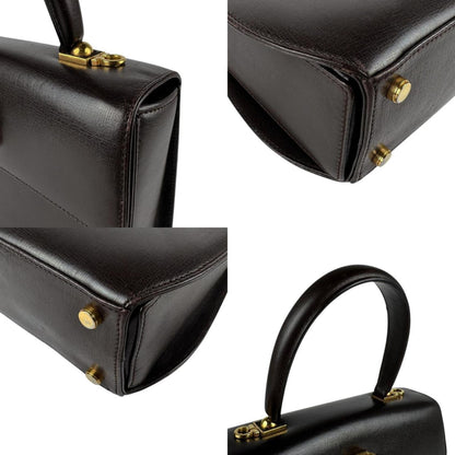 Salvatore Ferragamo Brown Leather Shoulder