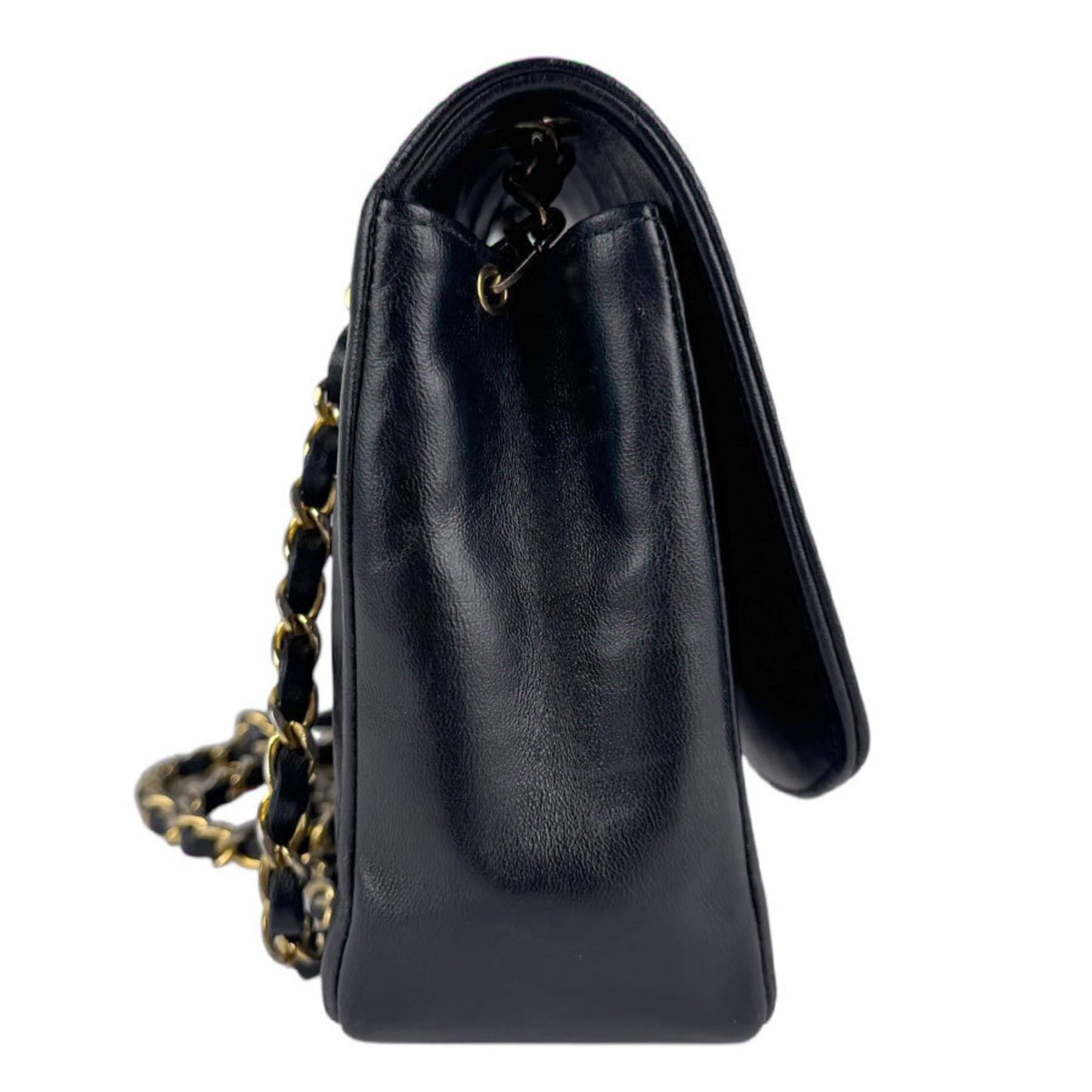 Chanel Black Leather Diana