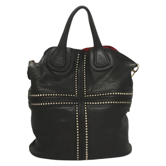 Givenchy Black Leather Nightingale