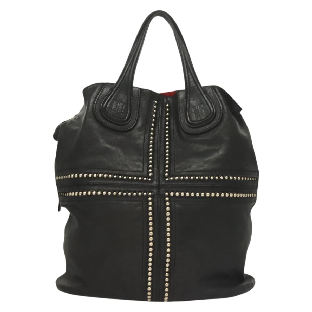 Givenchy Black Leather Nightingale