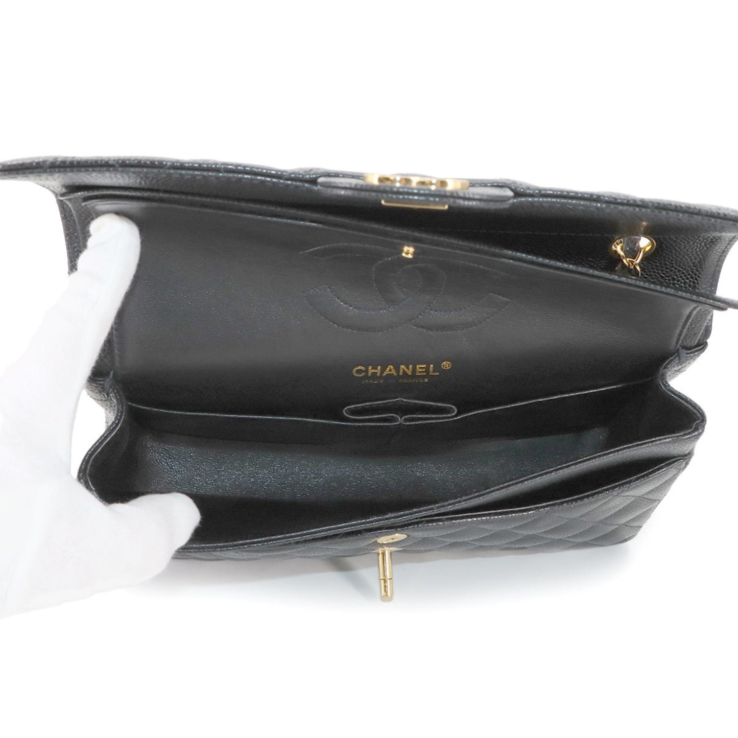 Chanel Black Leather Timeless