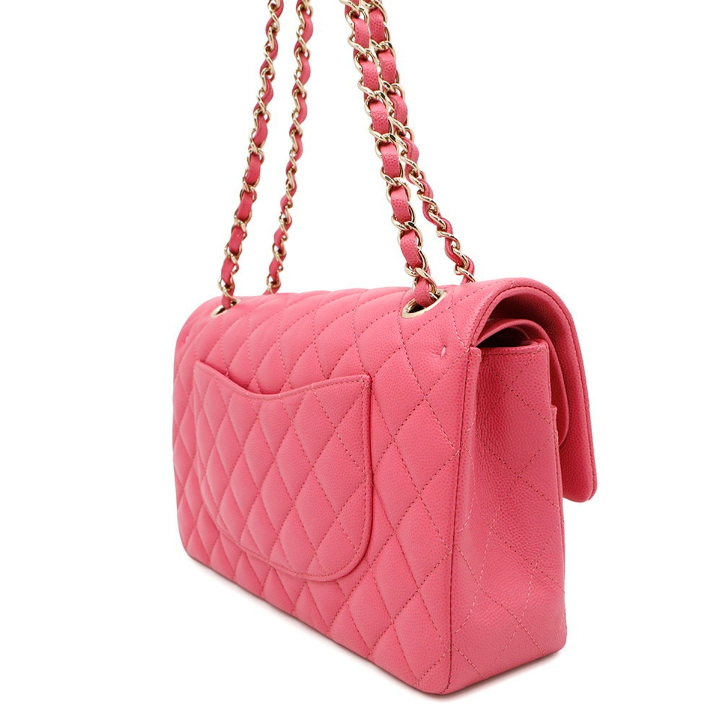 Chanel Pink Leather Timeless