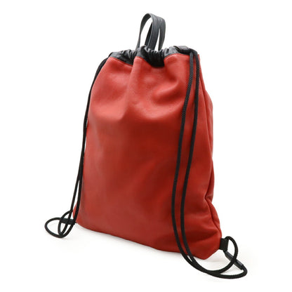 Gucci Red Leather Logo Print