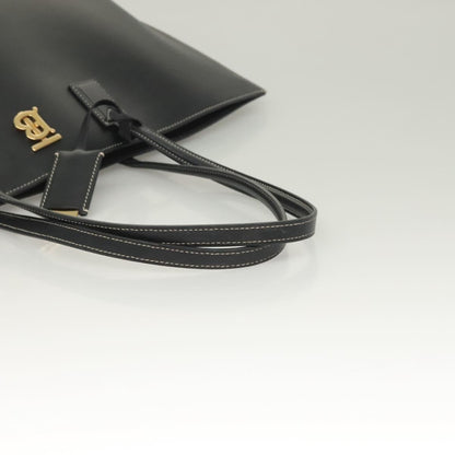 Burberry Black Leather Tb