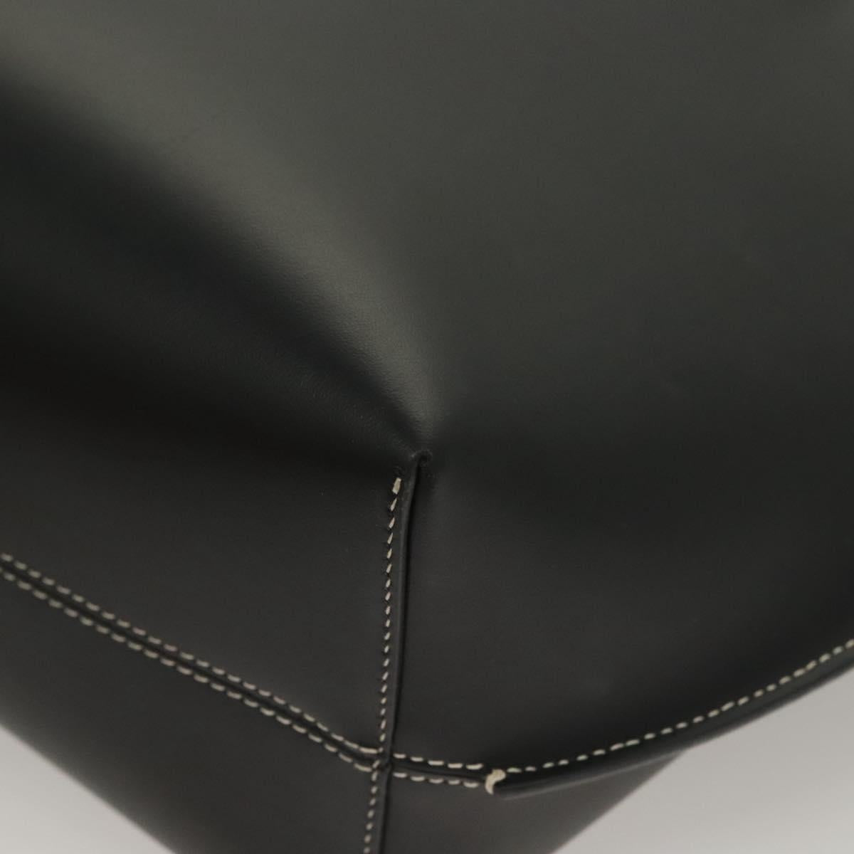 Burberry Black Leather Tb