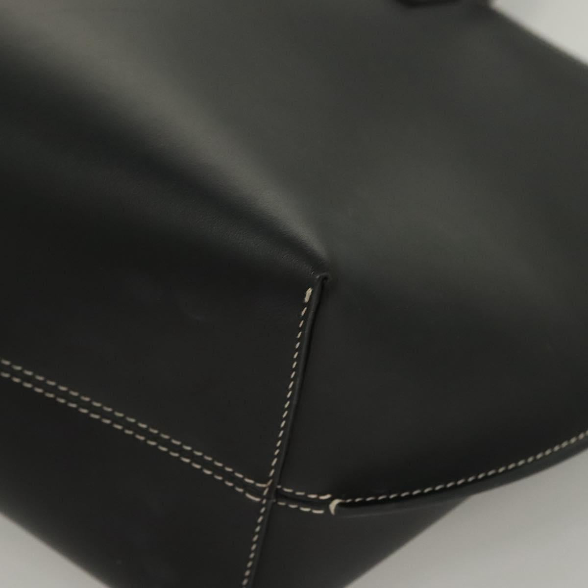 Burberry Black Leather Tb