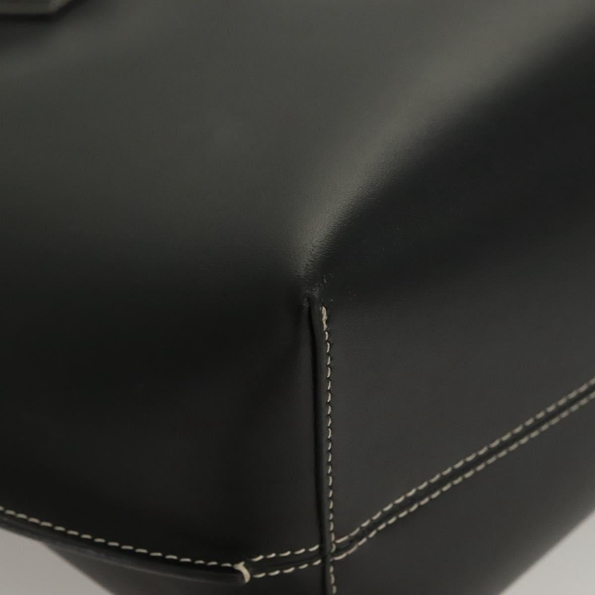 Burberry Black Leather Tb