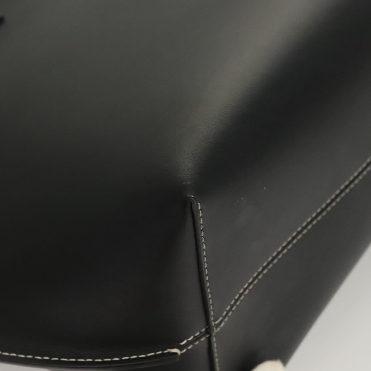 Burberry Black Leather Tb