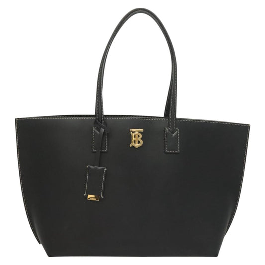 Burberry Black Leather Tb