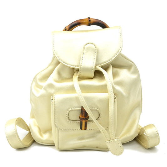 Gucci Brown Nylon Bamboo