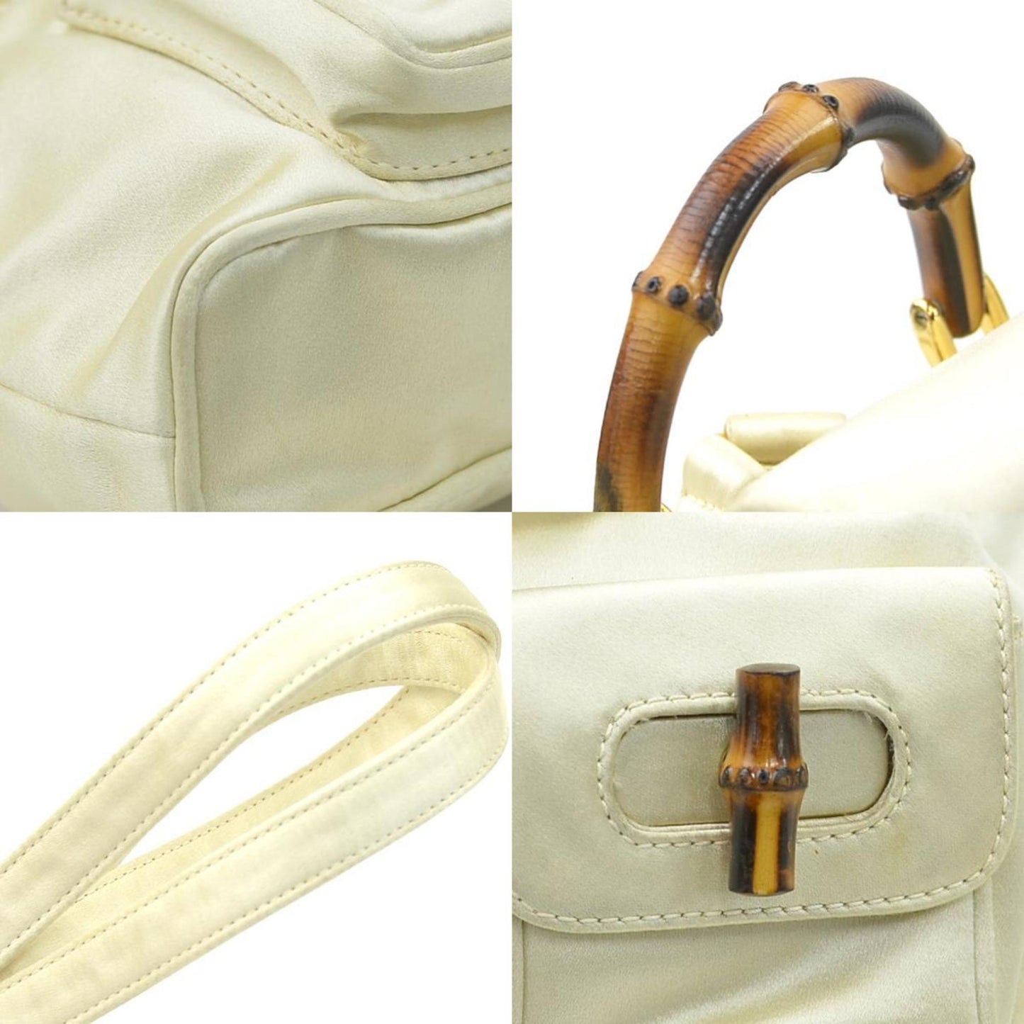 Gucci Brown Nylon Bamboo