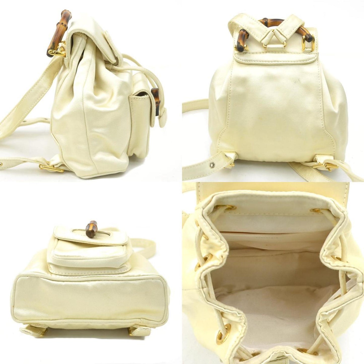 Gucci Brown Nylon Bamboo