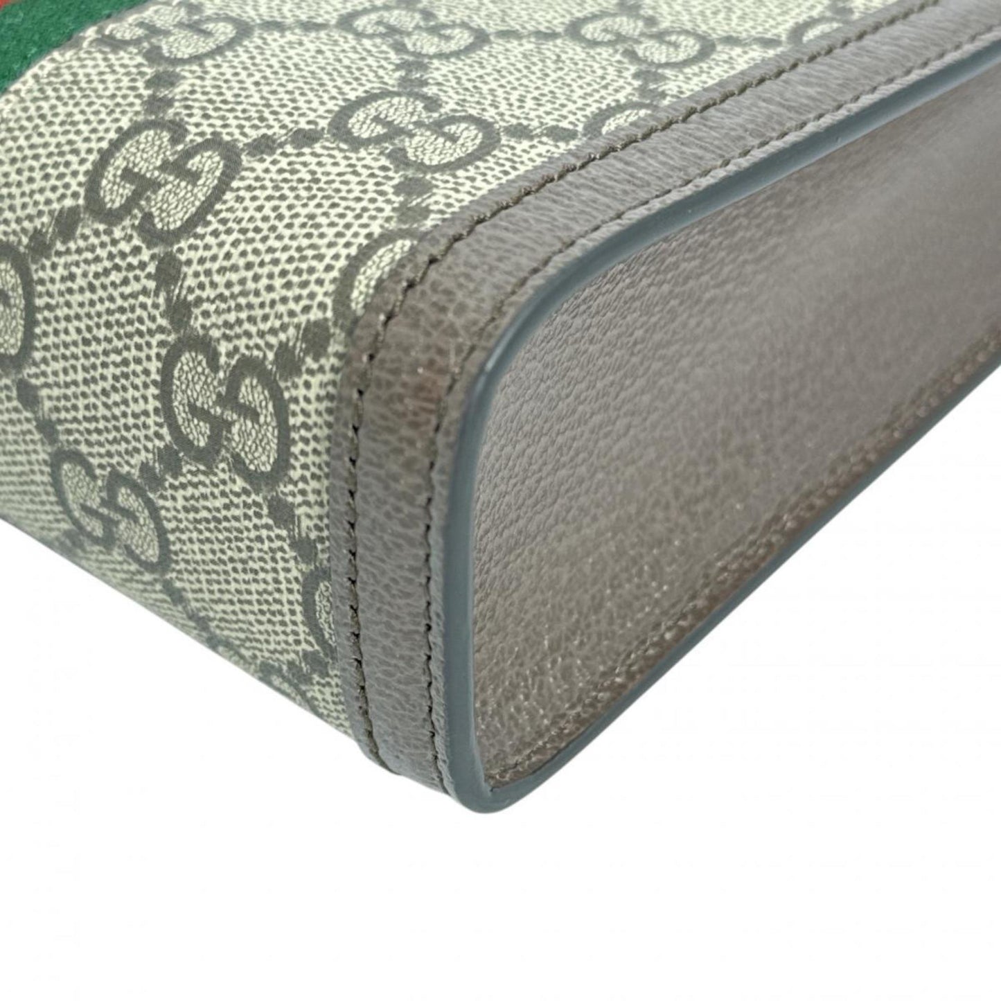 Gucci Brown Canvas, Leather Ophidia