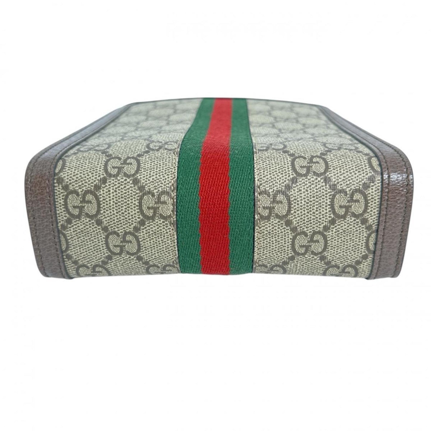 Gucci Brown Canvas, Leather Ophidia