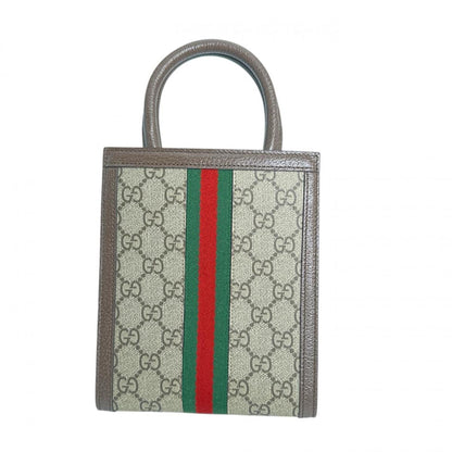 Gucci Brown Canvas, Leather Ophidia