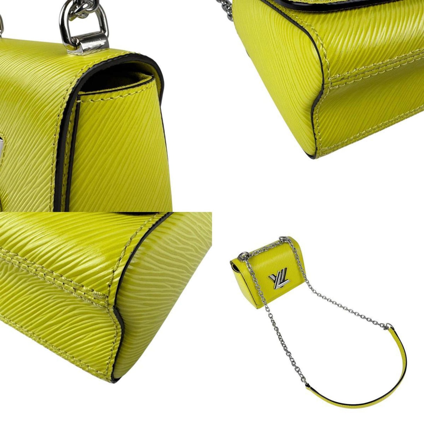 Louis Vuitton Yellow Leather Twist