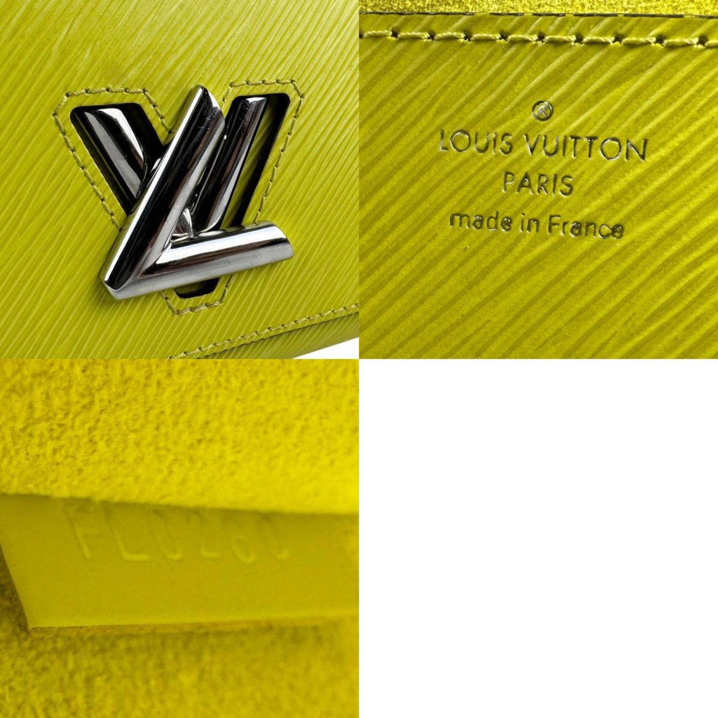Louis Vuitton Yellow Leather Twist