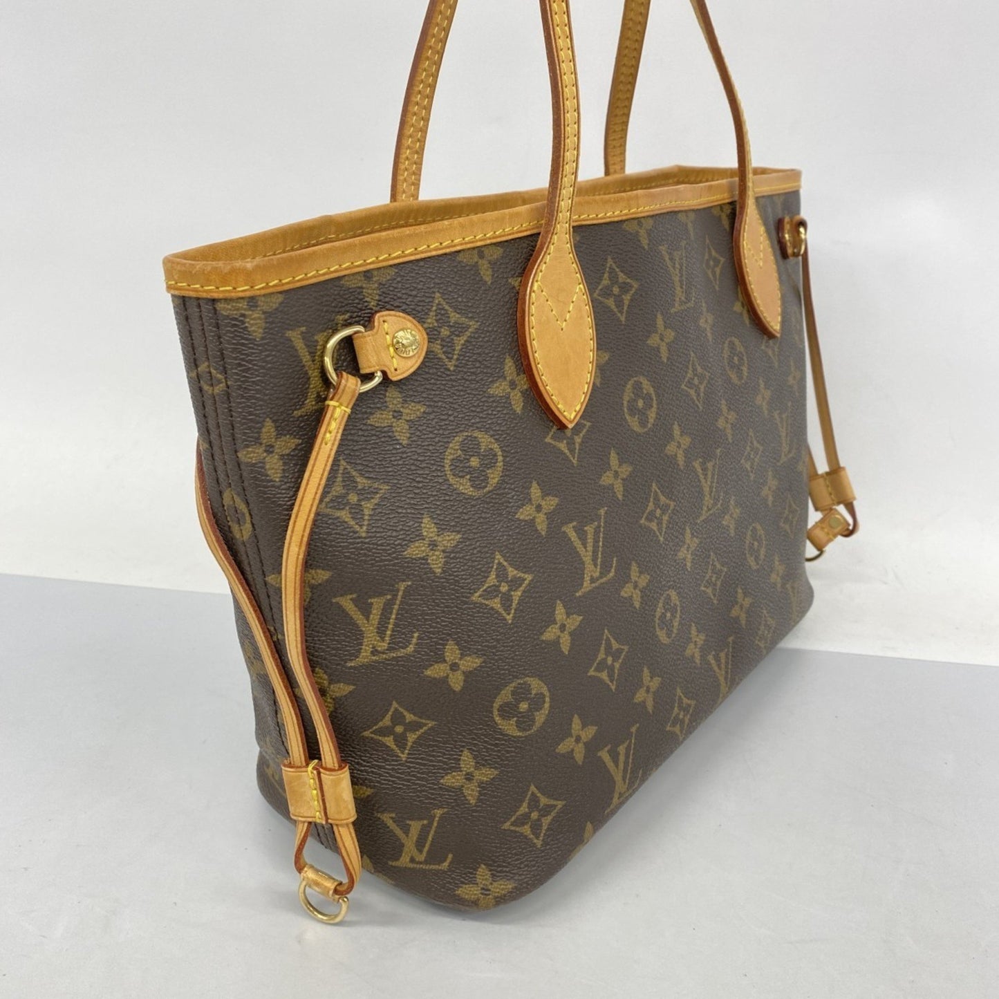 Louis Vuitton Brown Canvas Neverfull Pm
