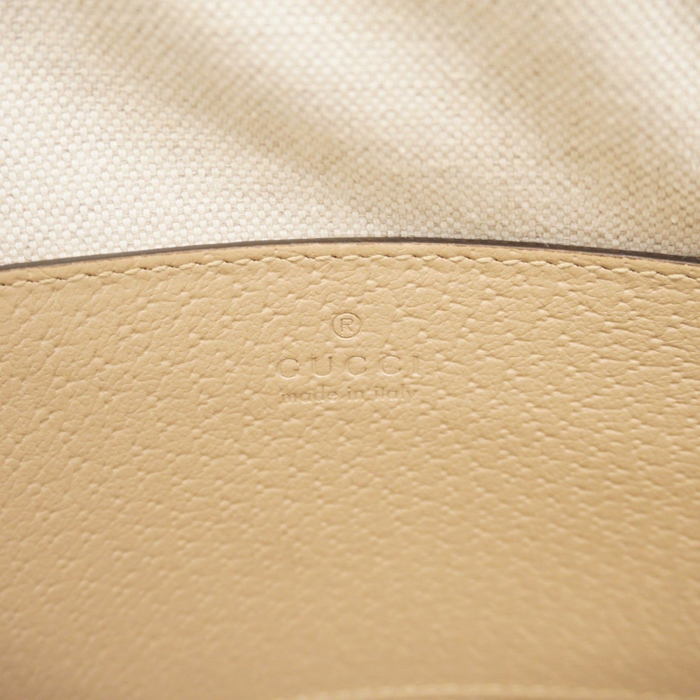 Gucci Brown Canvas, Leather Ophidia