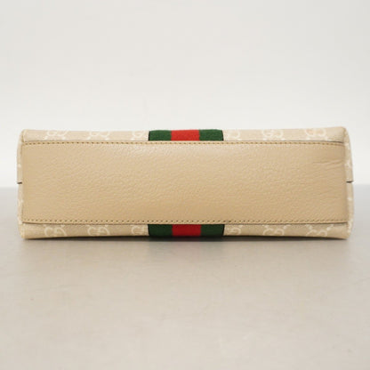 Gucci Brown Canvas, Leather Ophidia