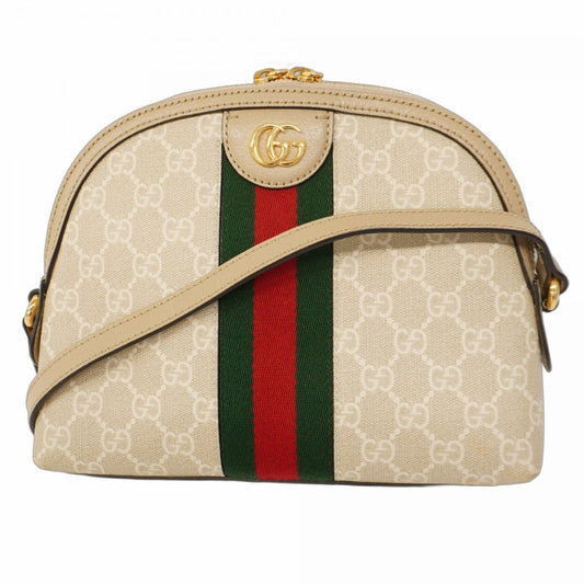 Gucci Brown Canvas, Leather Ophidia