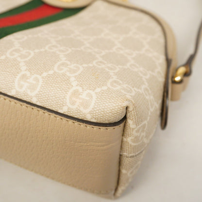 Gucci Brown Canvas, Leather Ophidia