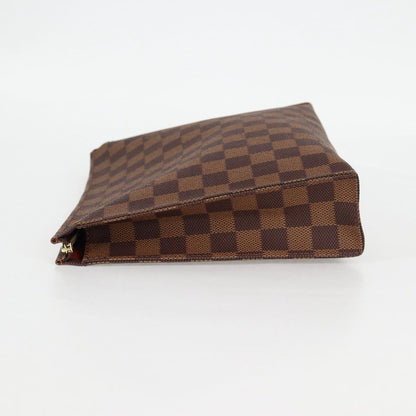 Louis Vuitton Brown Canvas Poche Toilette