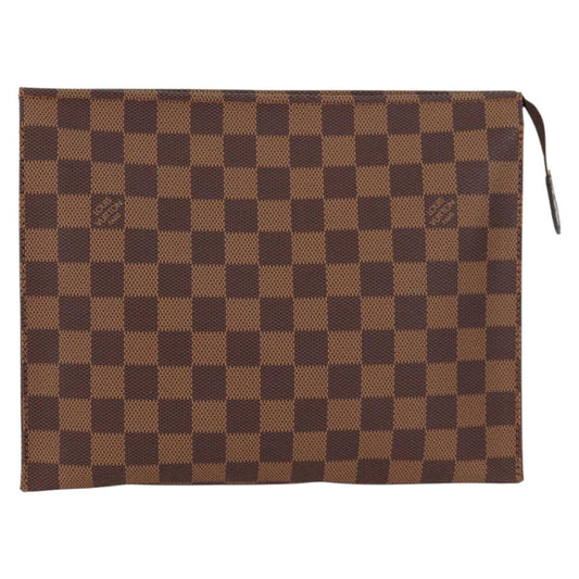 Louis Vuitton Brown Canvas Poche Toilette