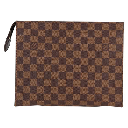 Louis Vuitton Brown Canvas Poche Toilette