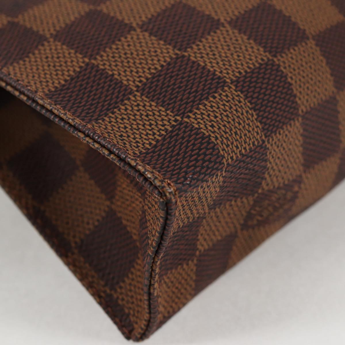 Louis Vuitton Brown Canvas Poche Toilette
